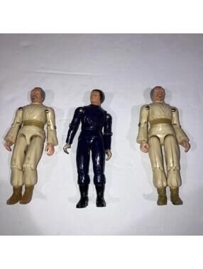 Vintage 1979 (3) Mego Buck Rogers Action Figure Lot Killer Kane, 2 Draco